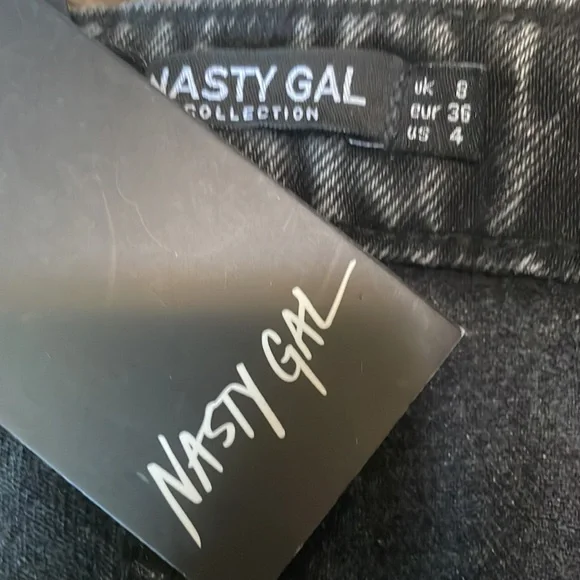 Nasty Gal Fringe Cropped High Waisted Jeans - Picture 13 of 13